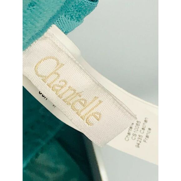 Chantelle Womens 3646 C Chic Sexy Underwire Push Up Bra 34D Blue - Picture 7 of 8